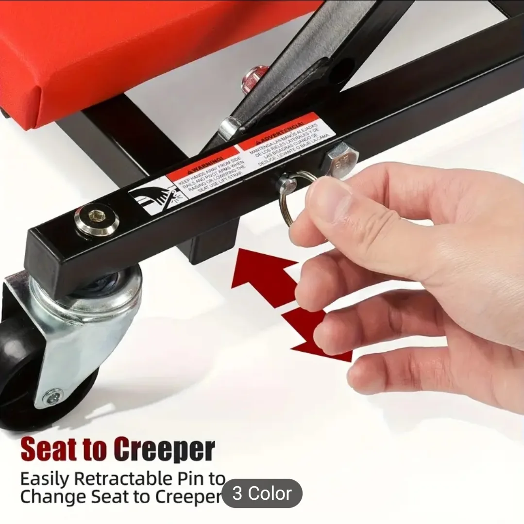 Seat to Creeper - Mechanics Rolling Stool image indicator(2)