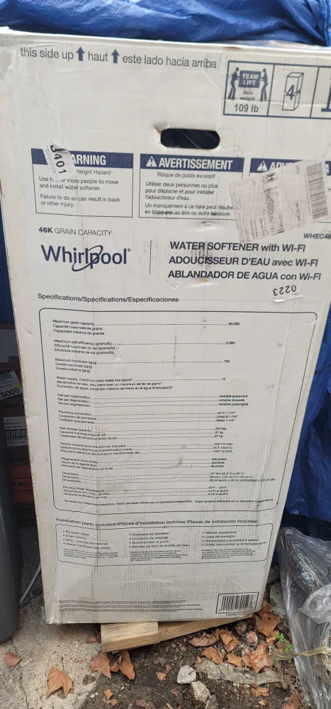 Whirlpool 46K Grain Water Softener with Wi-Fi image indicator(3)