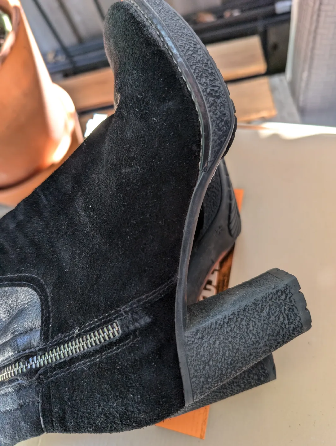 Cabana's Black Suede Leather Boots size 37 image indicator(6)