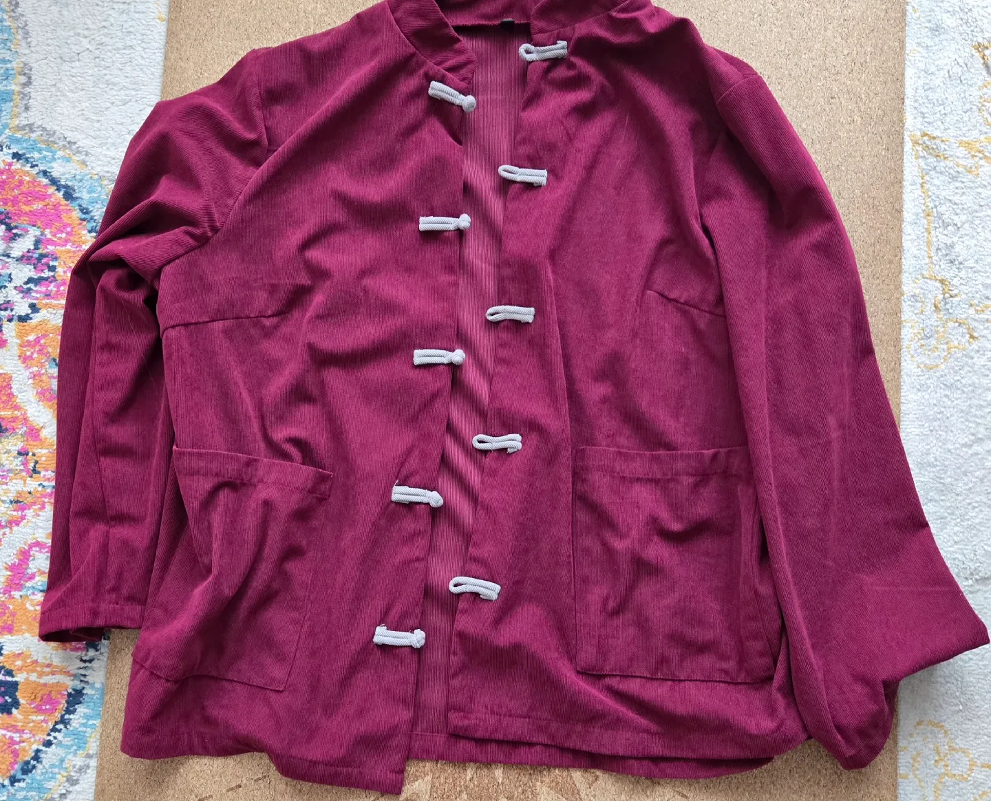 Burgundy Corduroy Jacket thumbnail