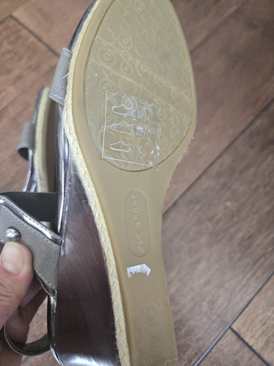 Anne Klein AKFlorence Wedge Sandals - Size 7.5 - photo 3