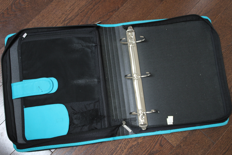 Five Star Teal Zipper Binder - photo 4