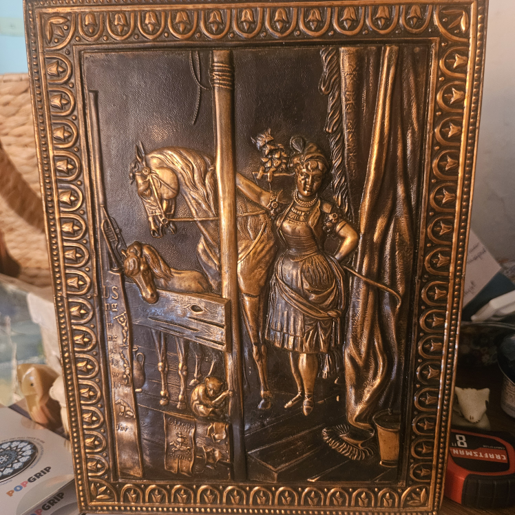 Copper Carved  "Circus Brillant" France