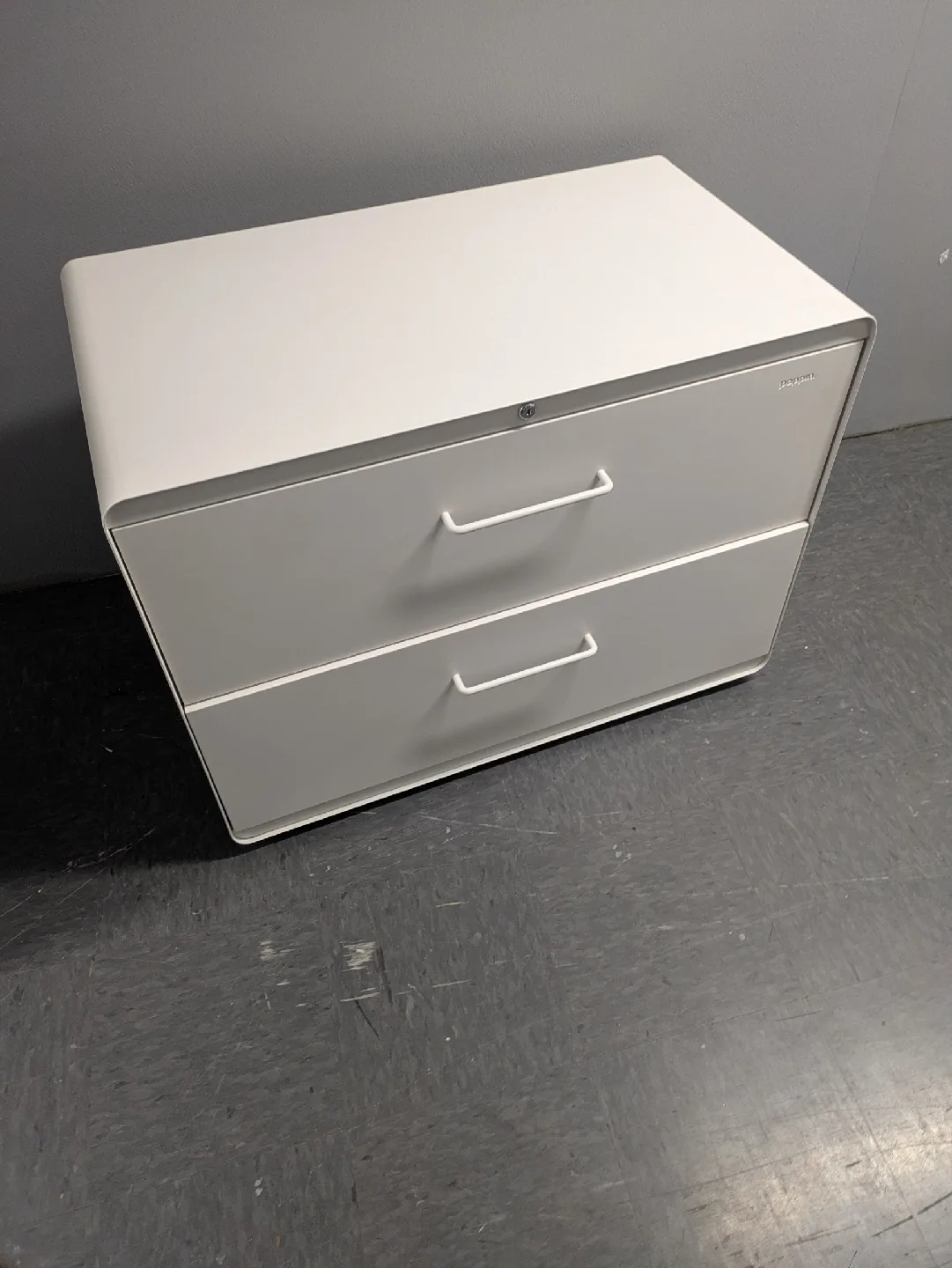 Poppin Two-Drawer Lateral File Cabinet - White thumbnail