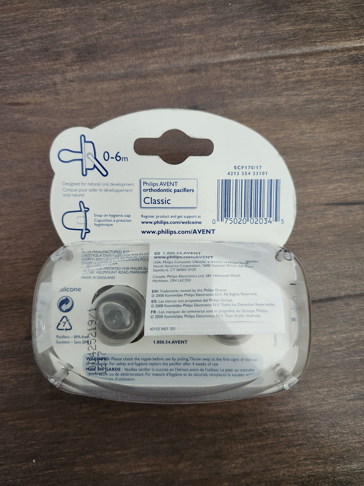 New Philips AVENT Classic Pacifiers 0-6m - photo 2