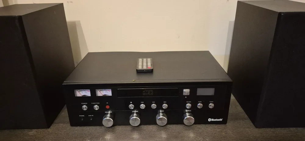 Stereo System with Speakers & Remote - Bluetooth thumbnail