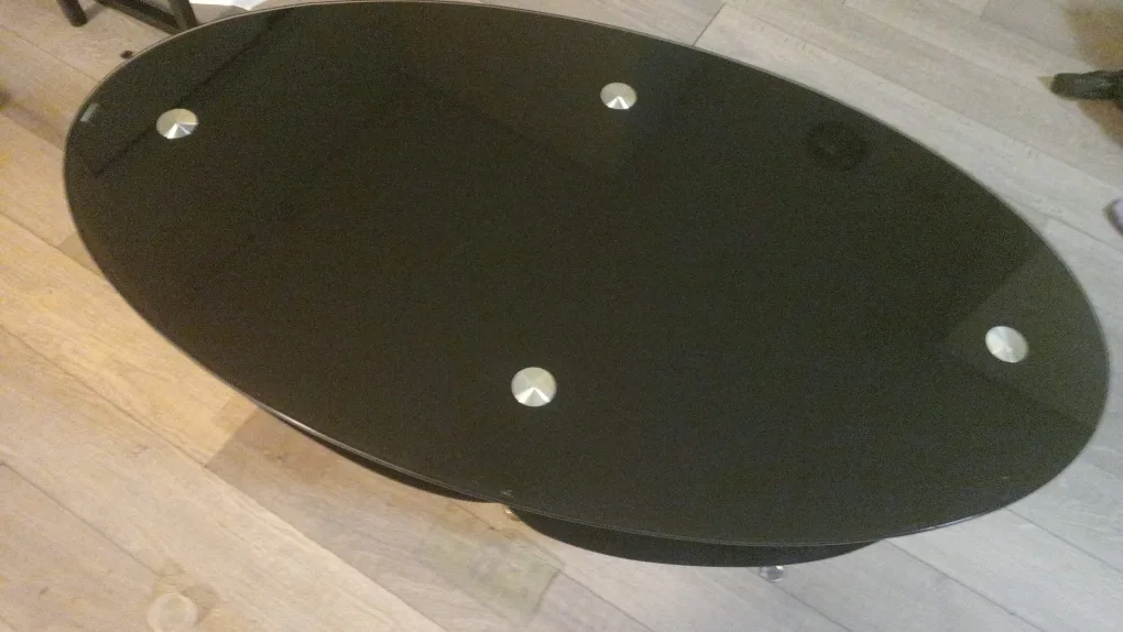 Black Glass Coffee Table