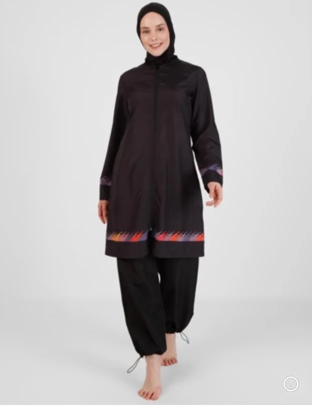 Modanisa Women's Black Modest Activewear Set thumbnail