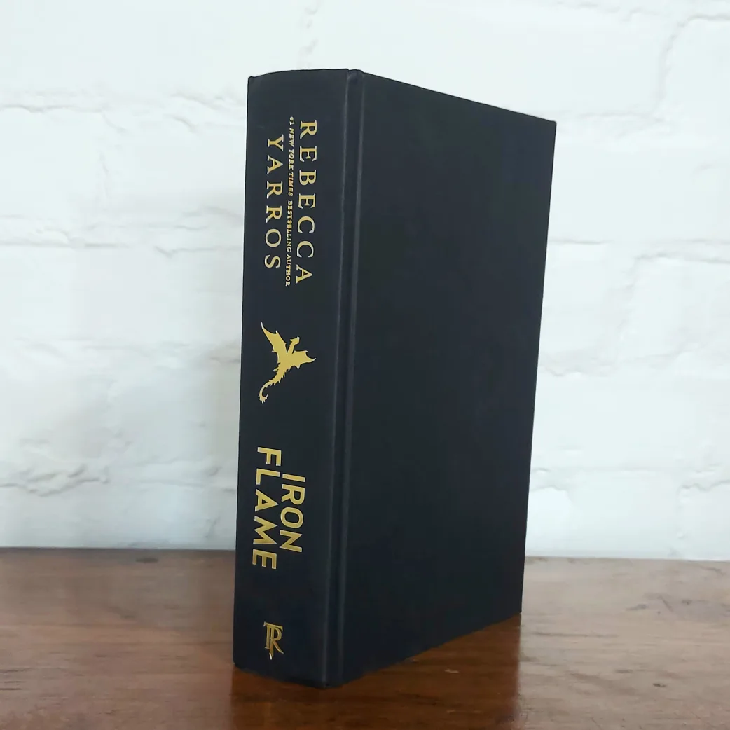Iron Flame hardcover book by Rebecca Yarros thumbnail