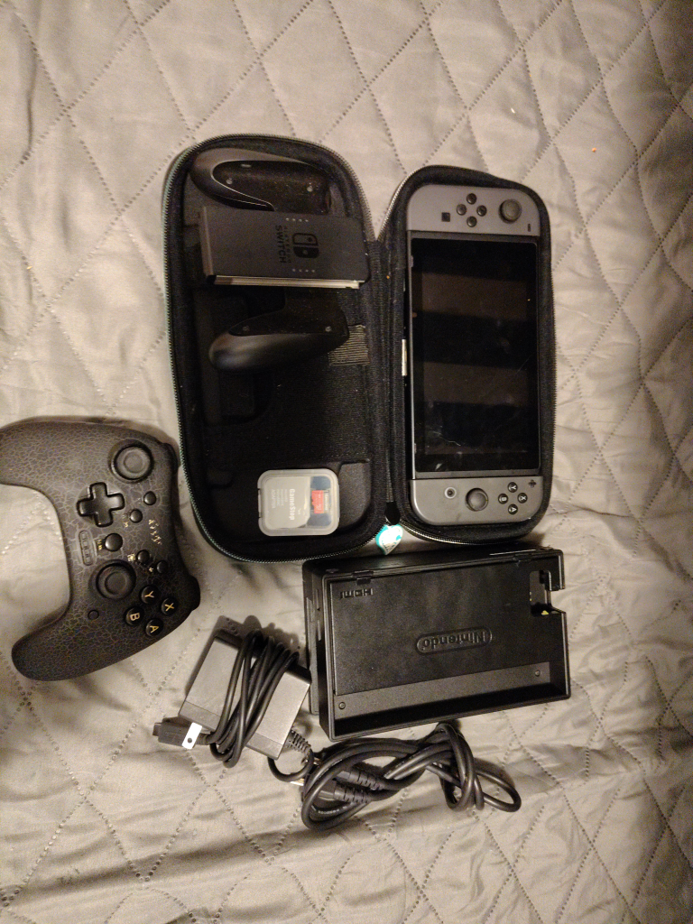 Nintendo Switch With Accessories (Read Description)