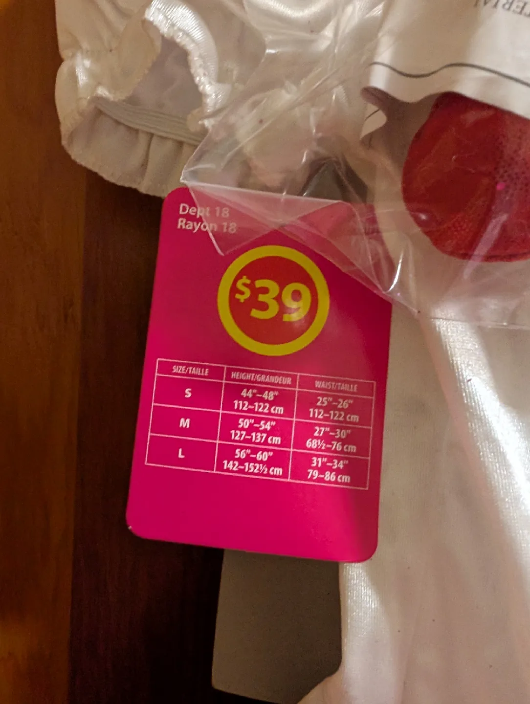 Hello Kitty Costume - Size Small med and large image indicator(3)