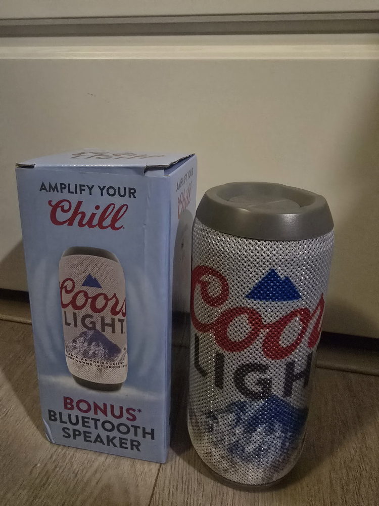 Coors Light Bonus Bluetooth Speaker - New in Box!