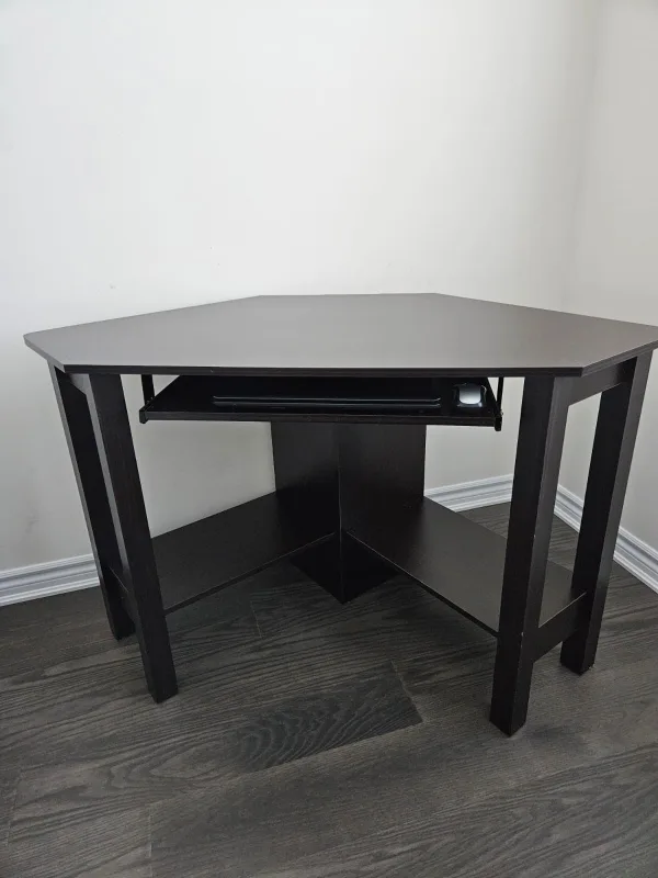 Corner Computer Desk - Black