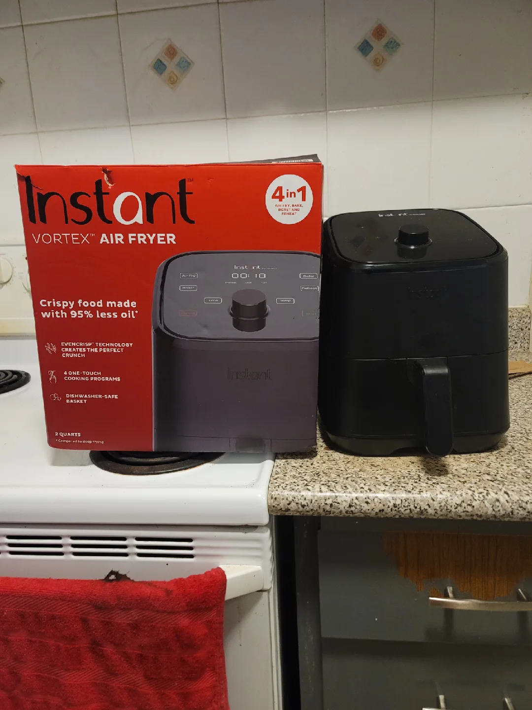 Instant Vortex Mini Air Fryer - Like New! thumbnail
