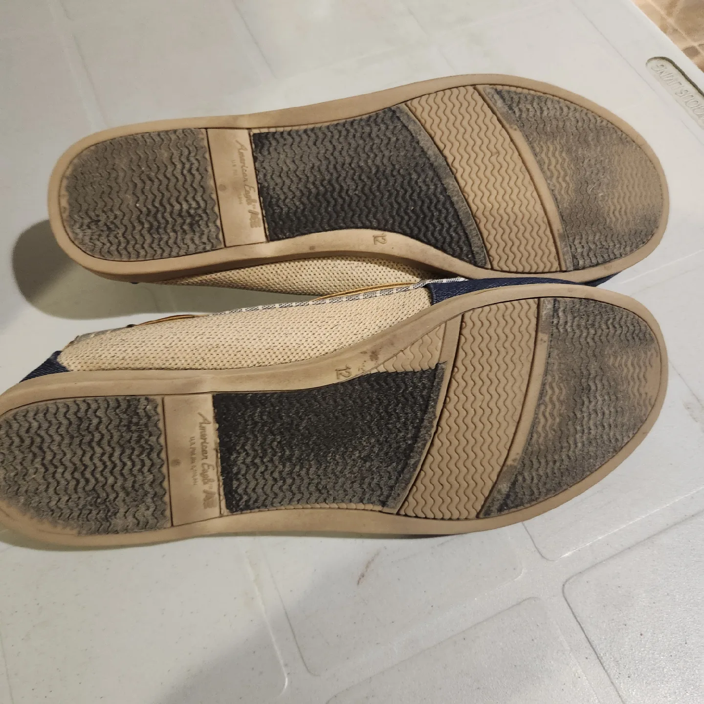 American Eagle Blue Loafer Shoes - Size 12 image indicator(3)