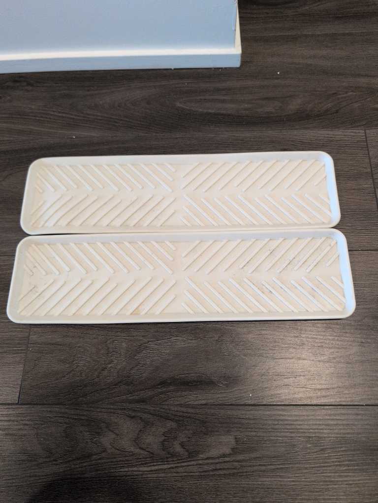 White Silicone bathroom accessory - Set of 2