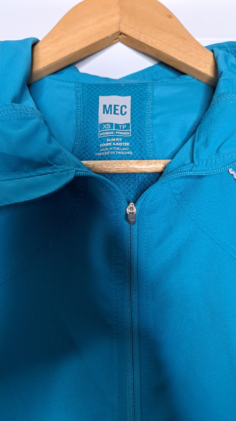 MEC Women's Turquoise Windbreaker Jacket - XS - photo 3