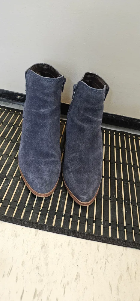 Aldo Blue Suede Ankle Boots image indicator(2)