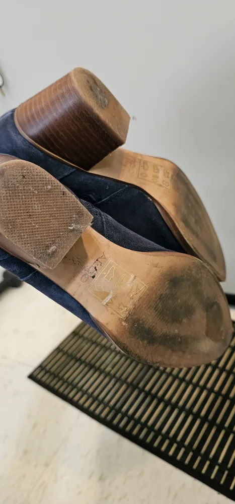 Aldo Blue Suede Ankle Boots image indicator(4)