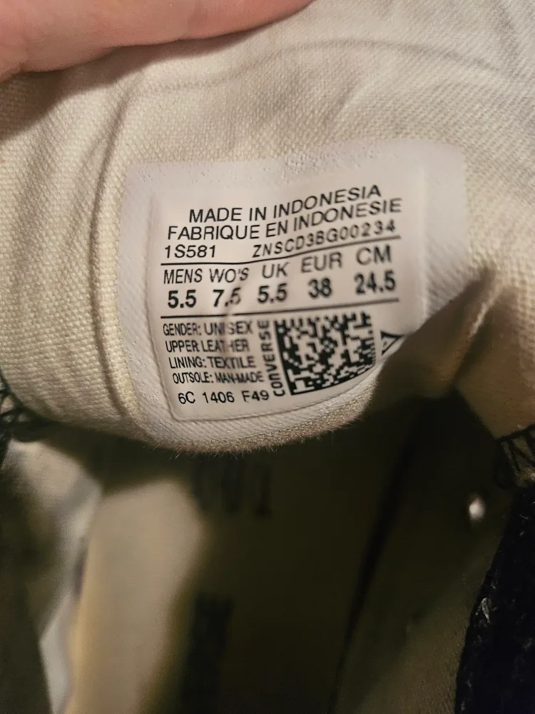 Converse All Star High Top Leather Sneakers image indicator(3)