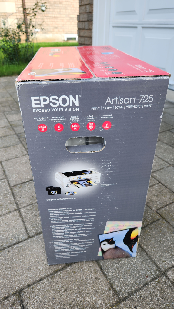 Epson Artisan 725 Printer - Print, Copy, Scan