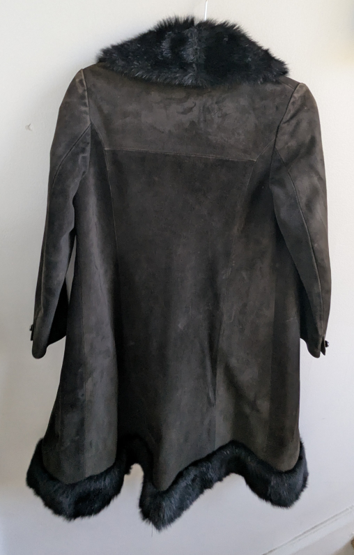 *damaged* suede coat - photo 2