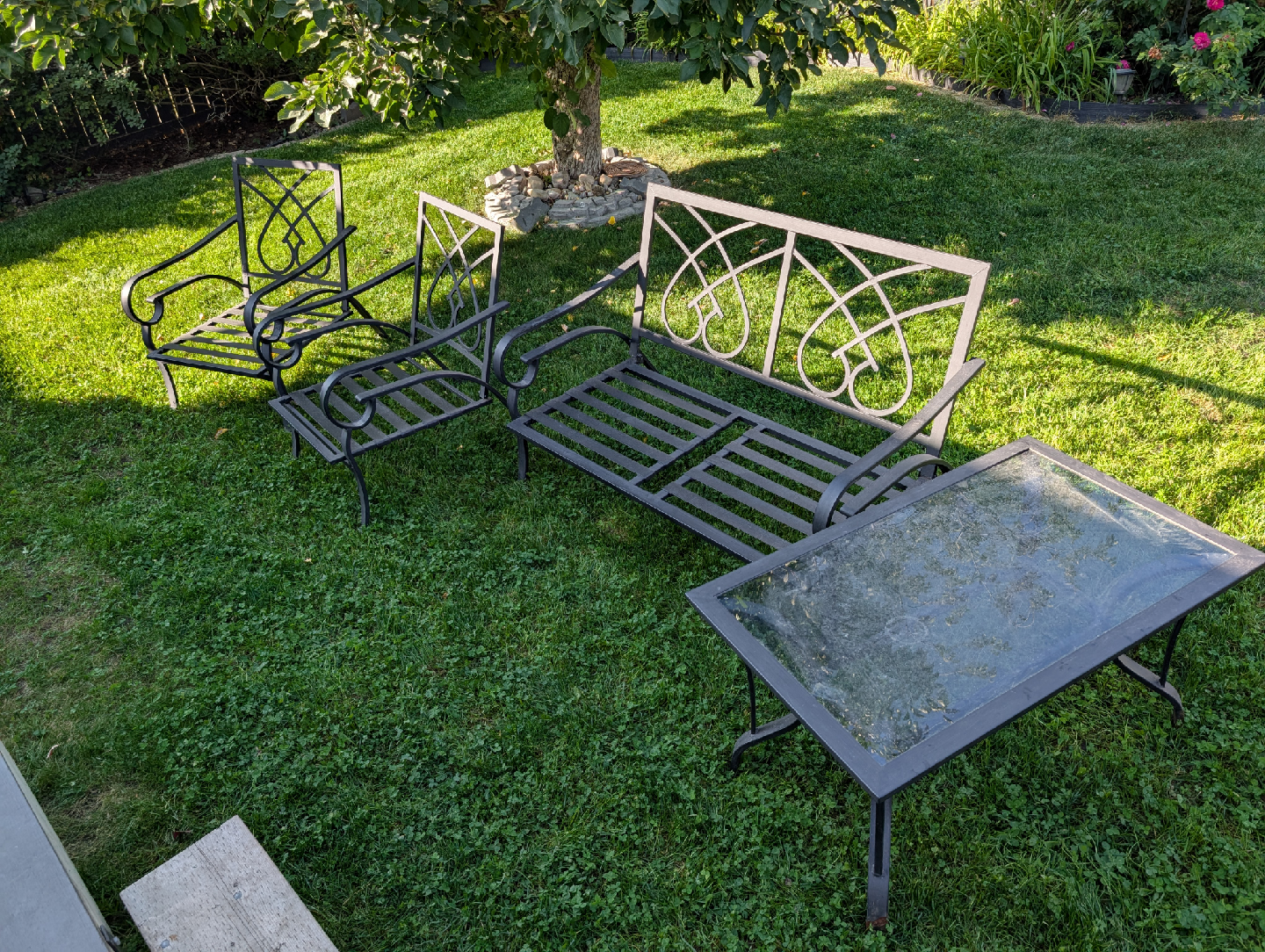 Outdoor Patio Set - Metal Frame