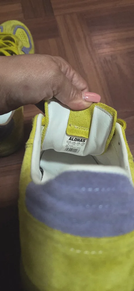 Alohas TB.490 Rife Acid Green Leather Sneakers image indicator(7)