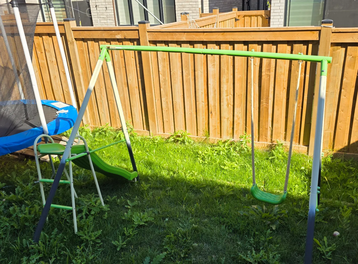 Sportspower Outdoor 4-Station Swing Set Used Like new image indicator(3)