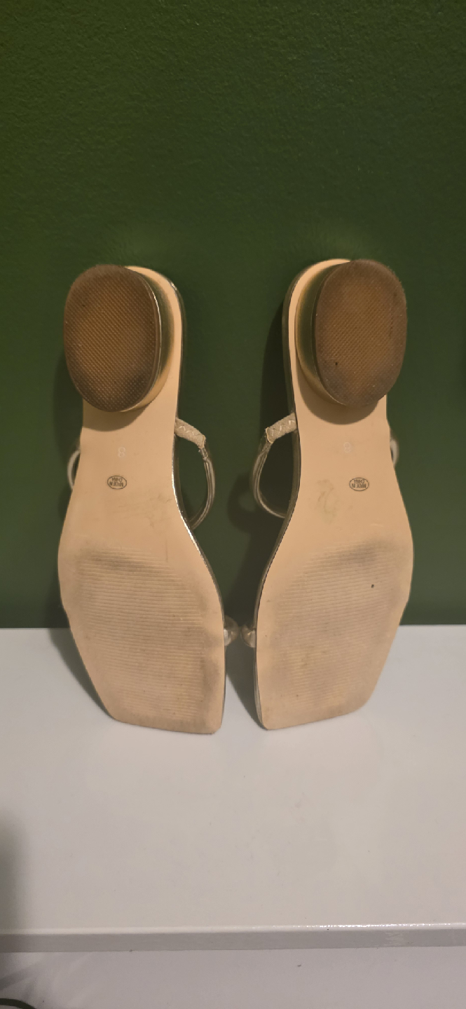 Modatope gold sandals heels - photo 3