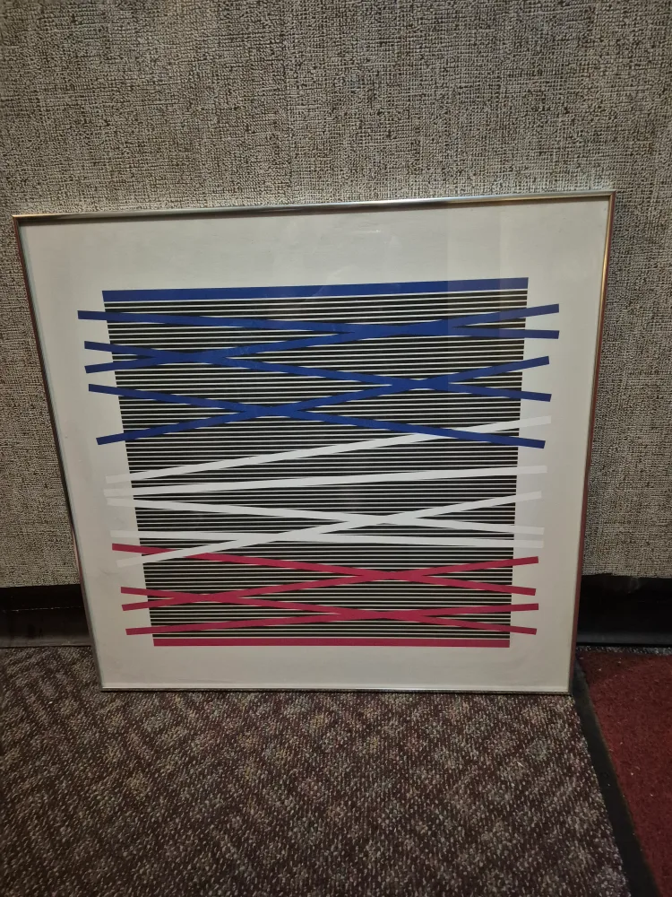 Framed Abstract Art Print🥕 Thrifty pick thumbnail