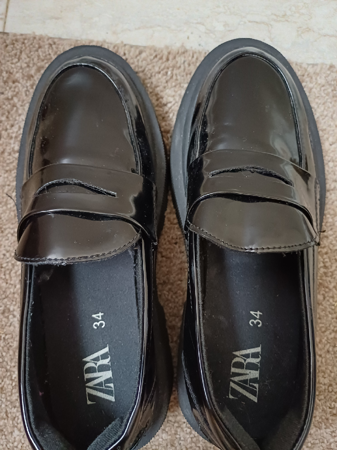 Zara Black Loafers - Size 34 - photo 5