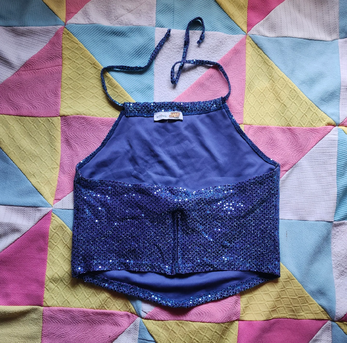 y2k sparkly halter top by Le Chateau image indicator(2)