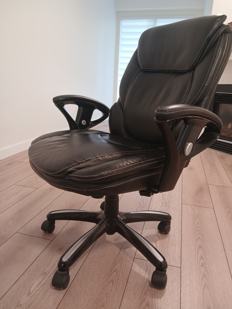 Black Leather Office Chair