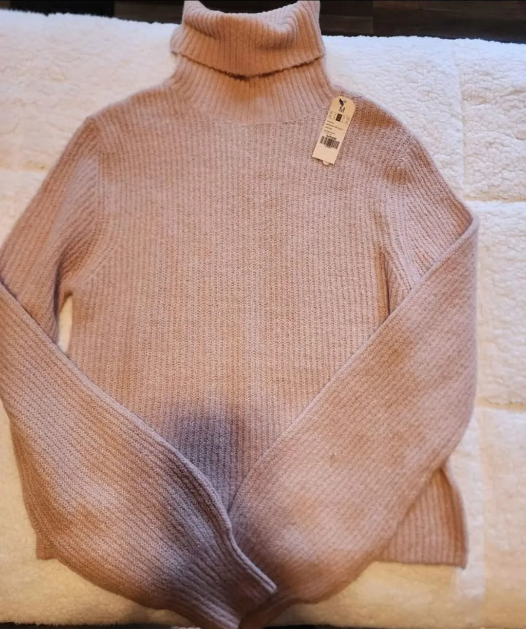 Garage Blush Coloured Turtleneck BNWT - Size M thumbnail
