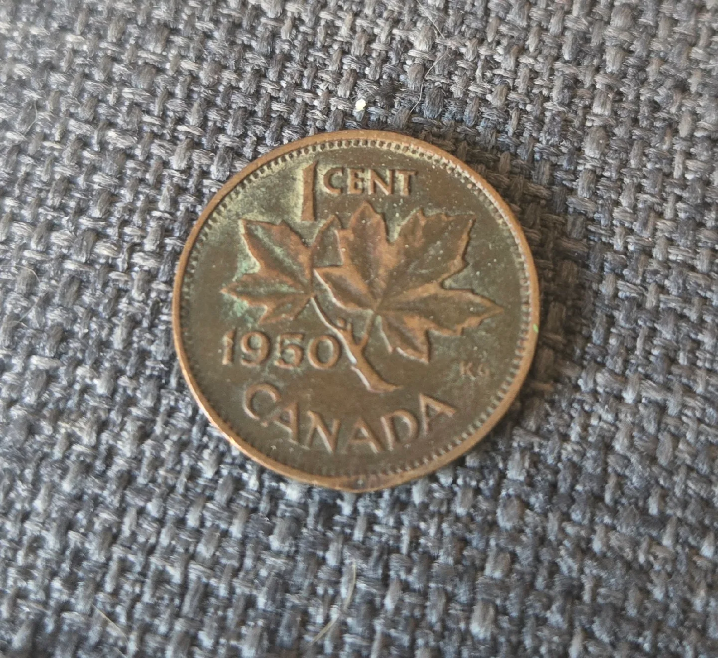 1950 Canadian Coin Penny thumbnail