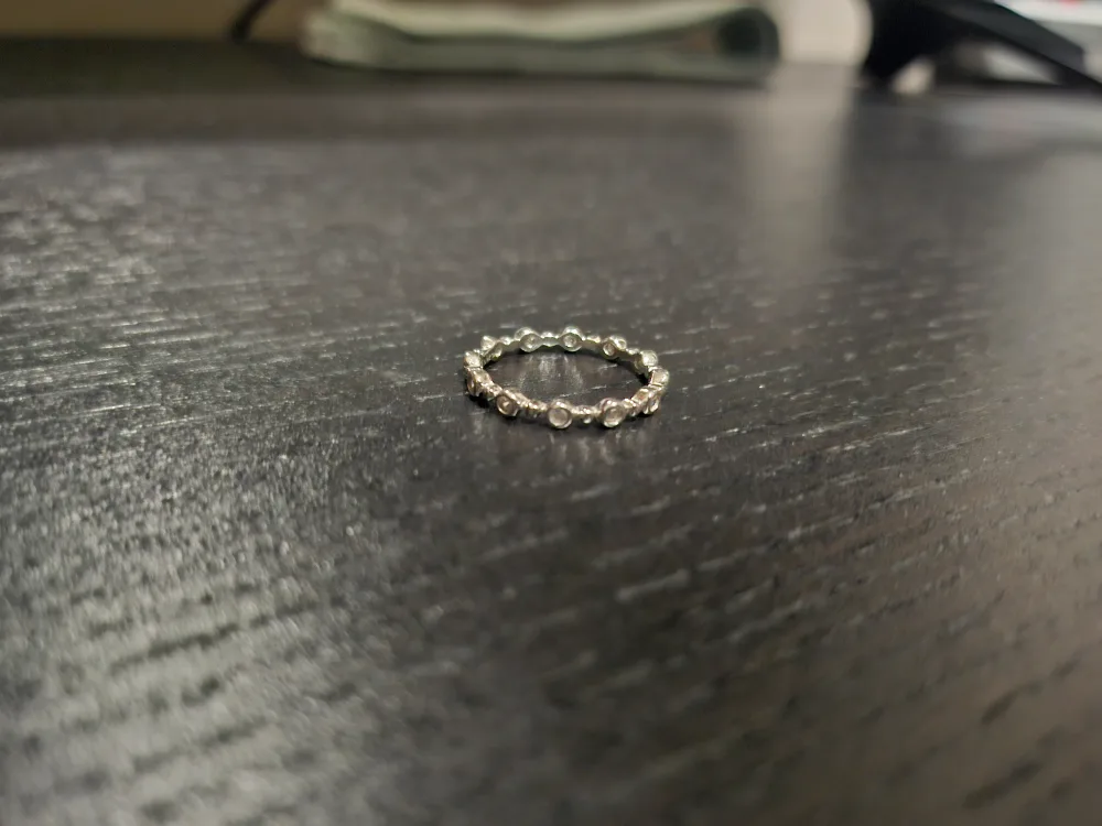 Elegant Sterling Silver Ring size 5 image indicator(2)