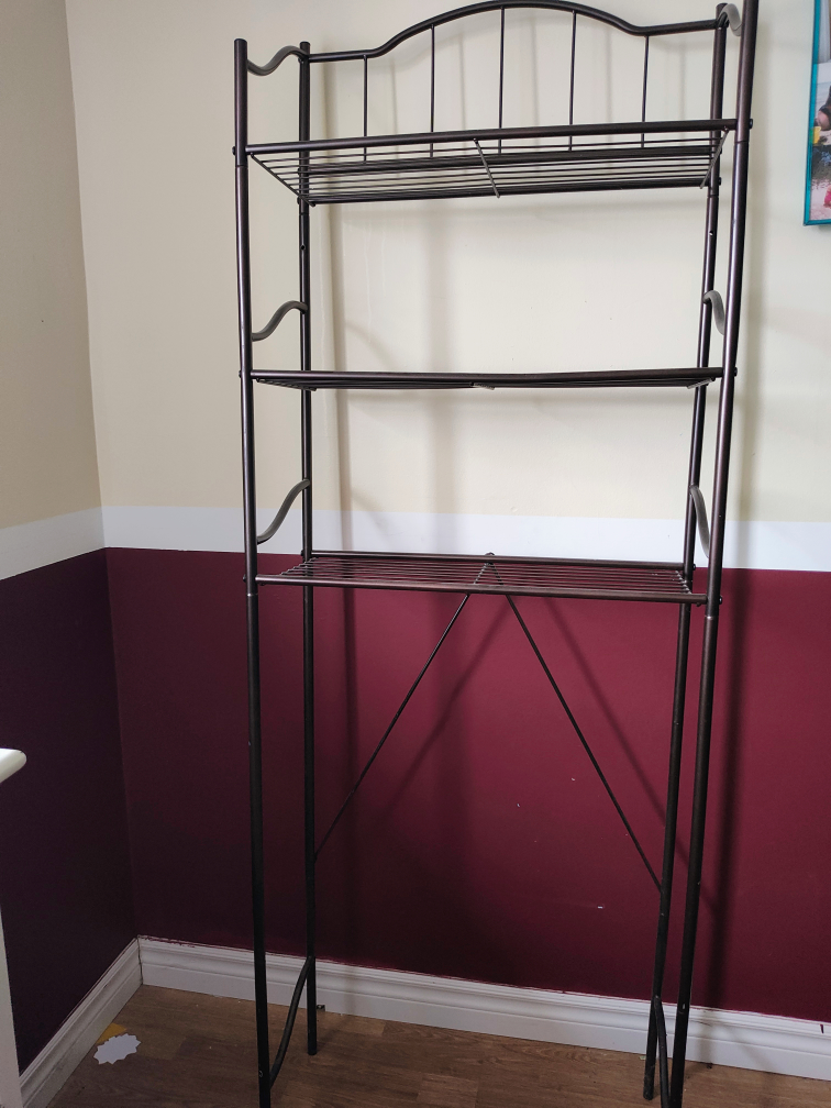 Over-the-Toilet Storage Shelf - Bronze Finish