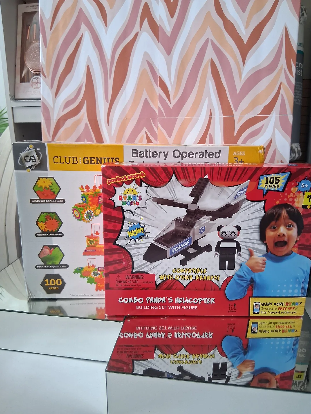 Ryan's World Combo Panda's Helicopter Building Set thumbnail