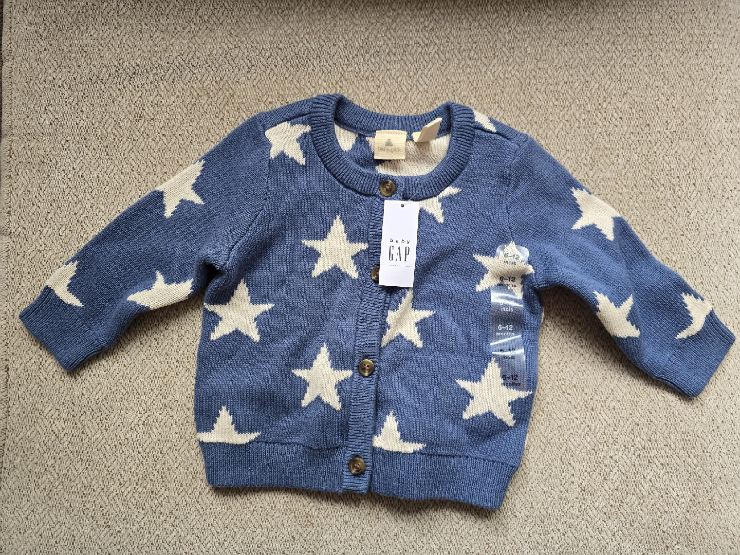 [BRAND NEW] Baby Gap Sweater Cardigan (Size 6-12 months)