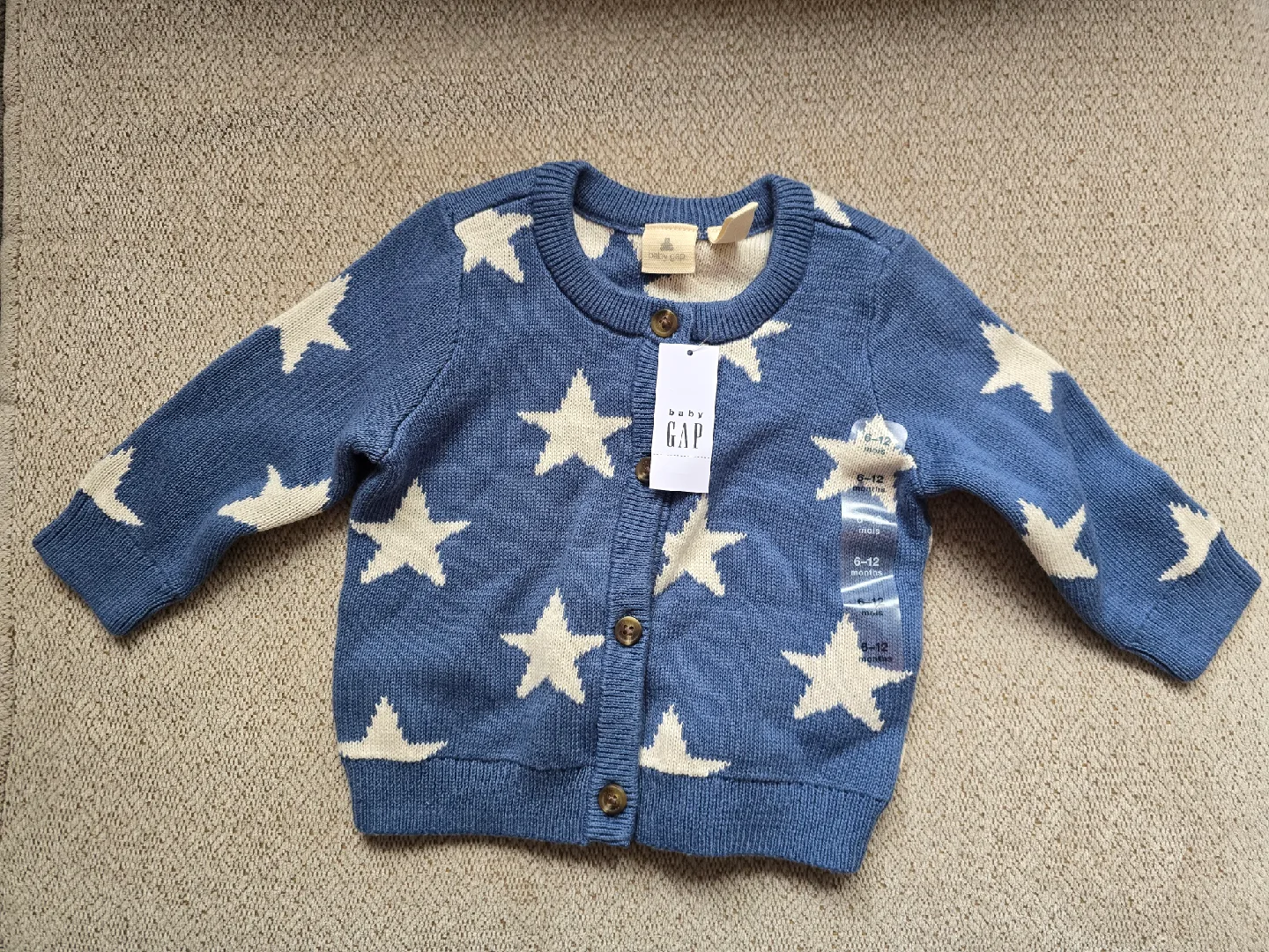 [BRAND NEW] Baby Gap Sweater Cardigan (Size 6-12 months) thumbnail