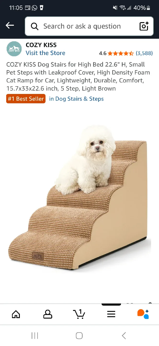 Brand new puppy stairs, Dog stairs, Pet stairs image indicator(3)