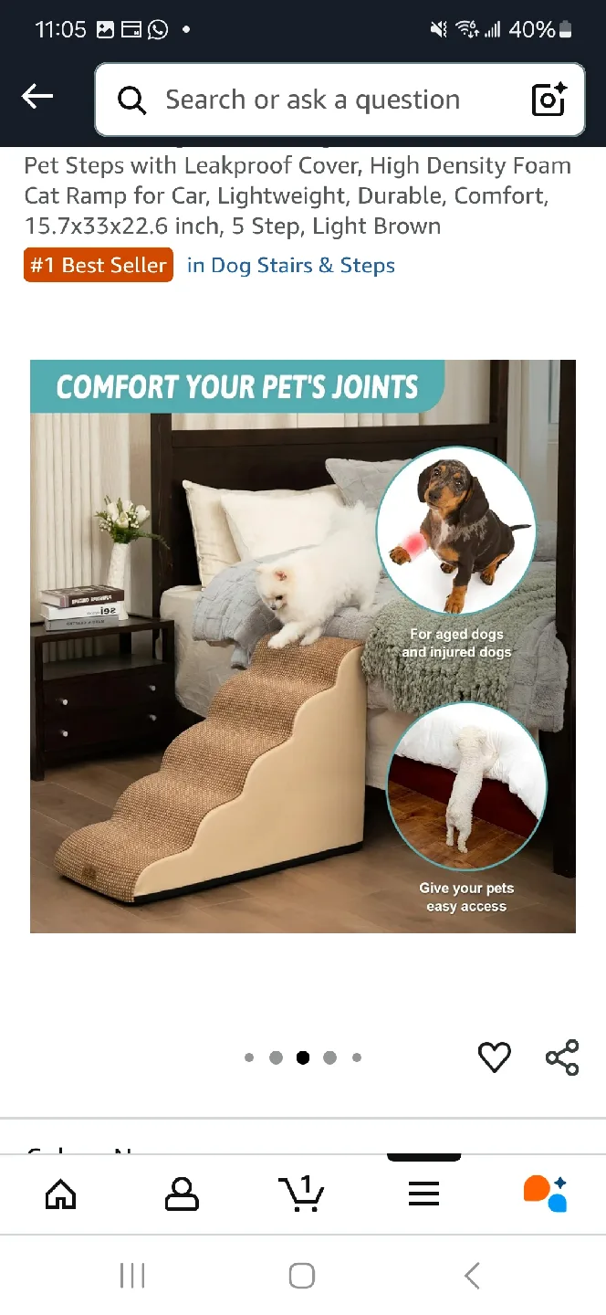 Brand new puppy stairs, Dog stairs, Pet stairs image indicator(5)