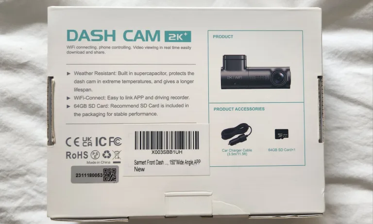 Sarnat Front Dash Cam 2K+ - New in Box! image indicator(2)
