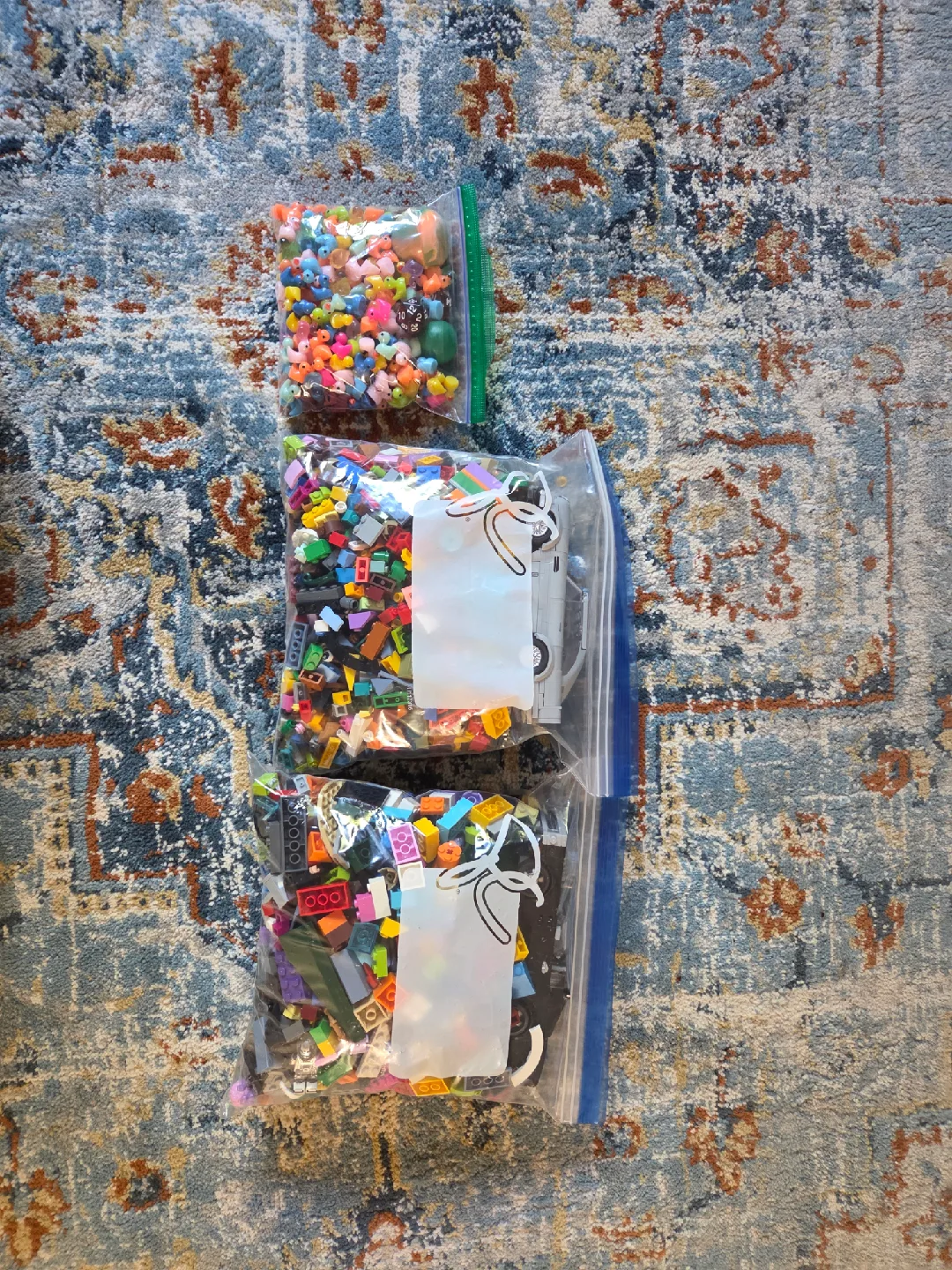 Bags of LEGO and mini ducks thumbnail