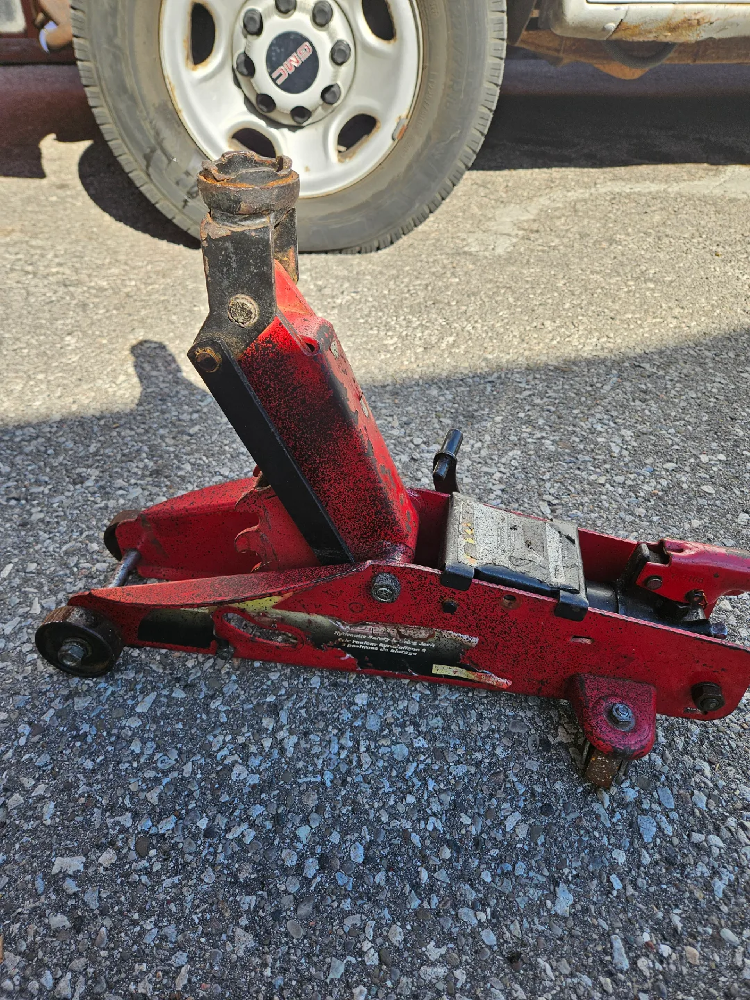 MOTOR Red Hydraulic safety  locking  Jack image indicator(3)