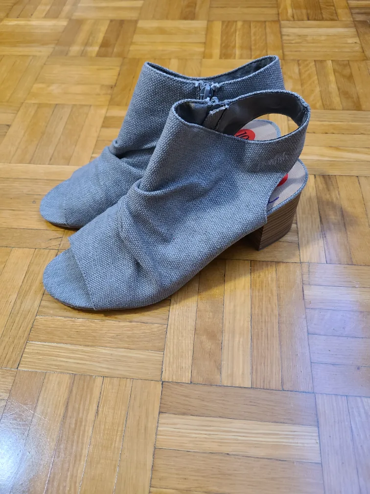 Blowfish Malibu Open Toe Booties - Size 10🥕 thumbnail