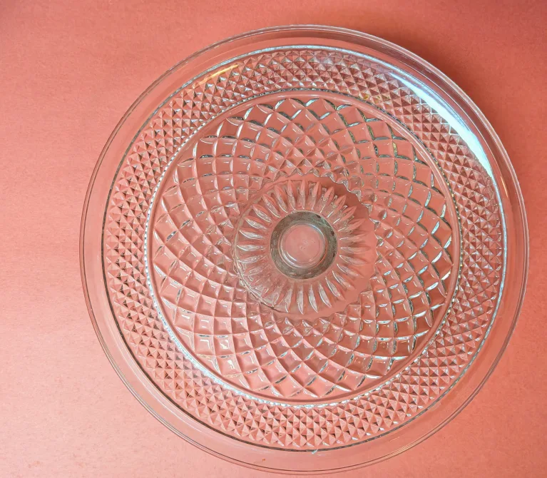 Glass Cake Stand with Dome image indicator(2)