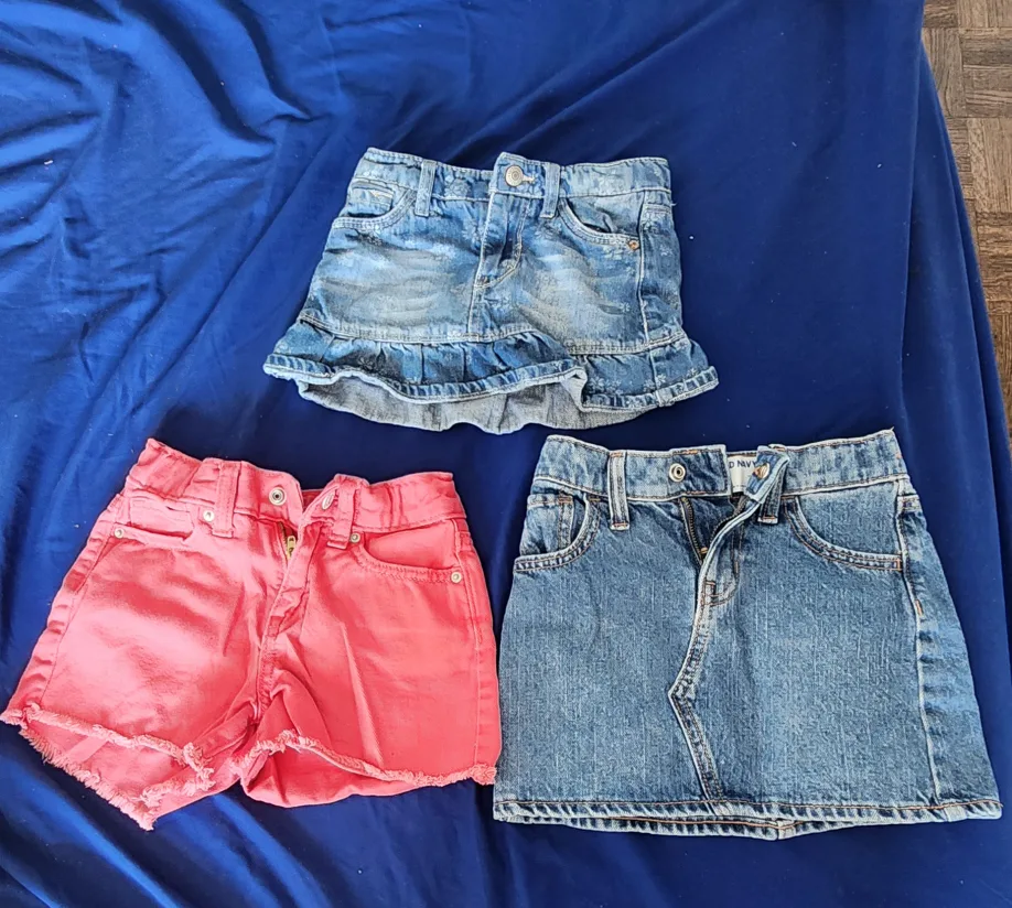 Toddler denim set size 5/6 thumbnail