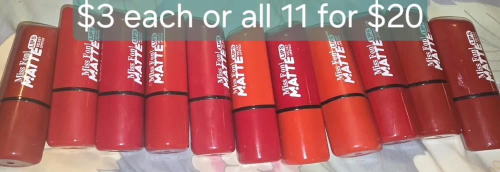 Miss Fon! Matte Lipstick - Red Tones thumbnail